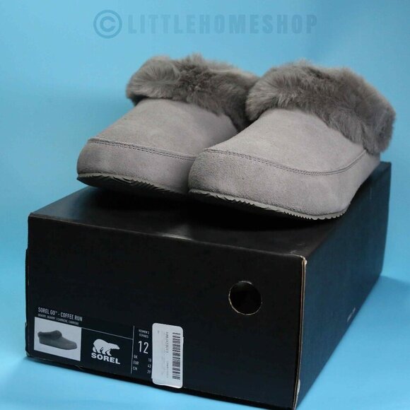 NEW!  Sorel Go - Coffee Run in Quarry Gray, Size 12 - Picture 1 of 8